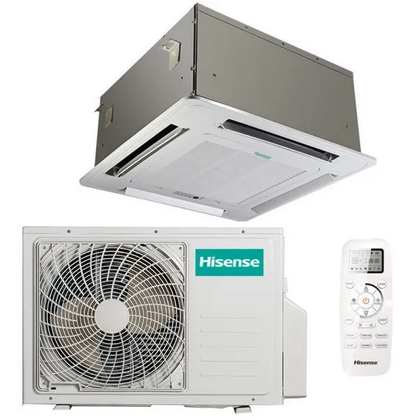 0f5e4d5b5ed4a36654f67f2b1e0e5124-1 Кассетный кондиционер, Hisense AUC-18HR4SAA1+AUC-650 / AUW-18H4SS — изображение 1