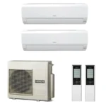 Мульти сплит система на 2 комнаты, Hitachi RAM-33NP2E / RAK-18RPE - 2 шт.