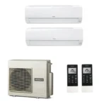 Мульти сплит система на 2 комнаты, Hitachi RAM-40NE2F / RAK-25REF - 2 шт.