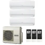 Мульти сплит система на 3 комнаты, Hitachi RAM-53NE3F / RAK-18REF - 3 шт.