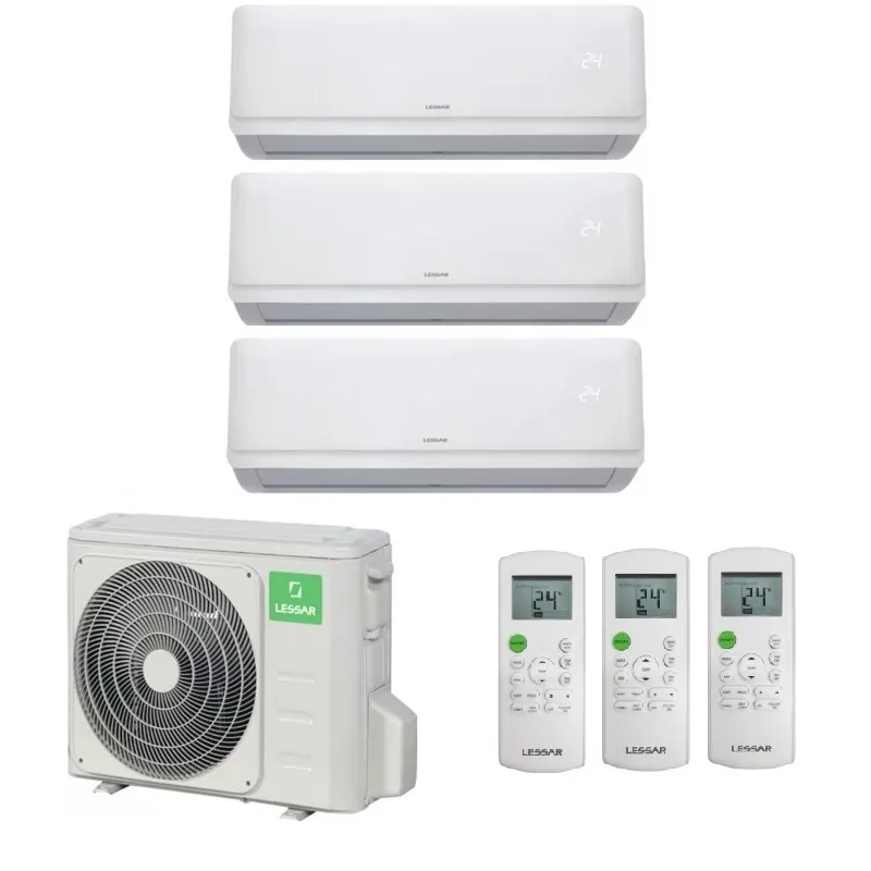 8fce370edec9d1abe6223fcafb87dba9-1 Мульти сплит система на 3 комнаты, Lessar LU-3HE27FVE2 / LS-MHE09KOA2A - 3 шт. — изображение 1