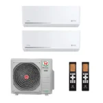 Мульти сплит система на 2 комнаты, Royal Clima 2RMN-18HN / OUT / RCI-FC09HN - 2 шт.
